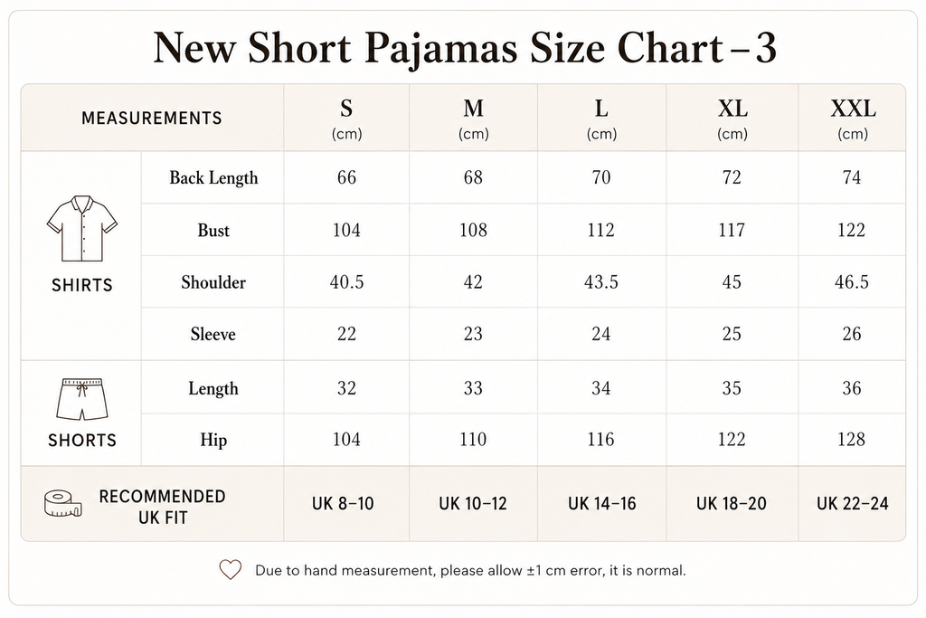 Satin PJs - Short