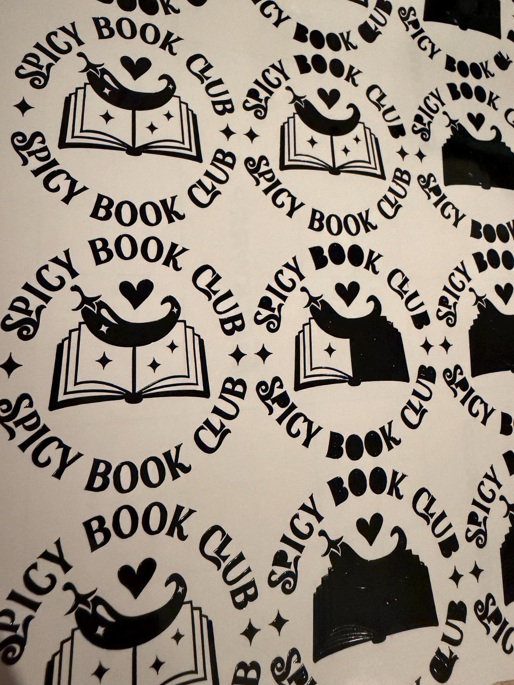 Spicy Book Club Decal - For Book Lovers Booktok