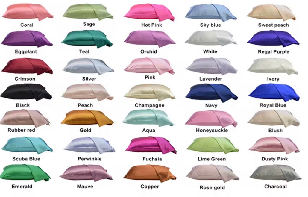 Satin Pillowcase Initials - Trial Item