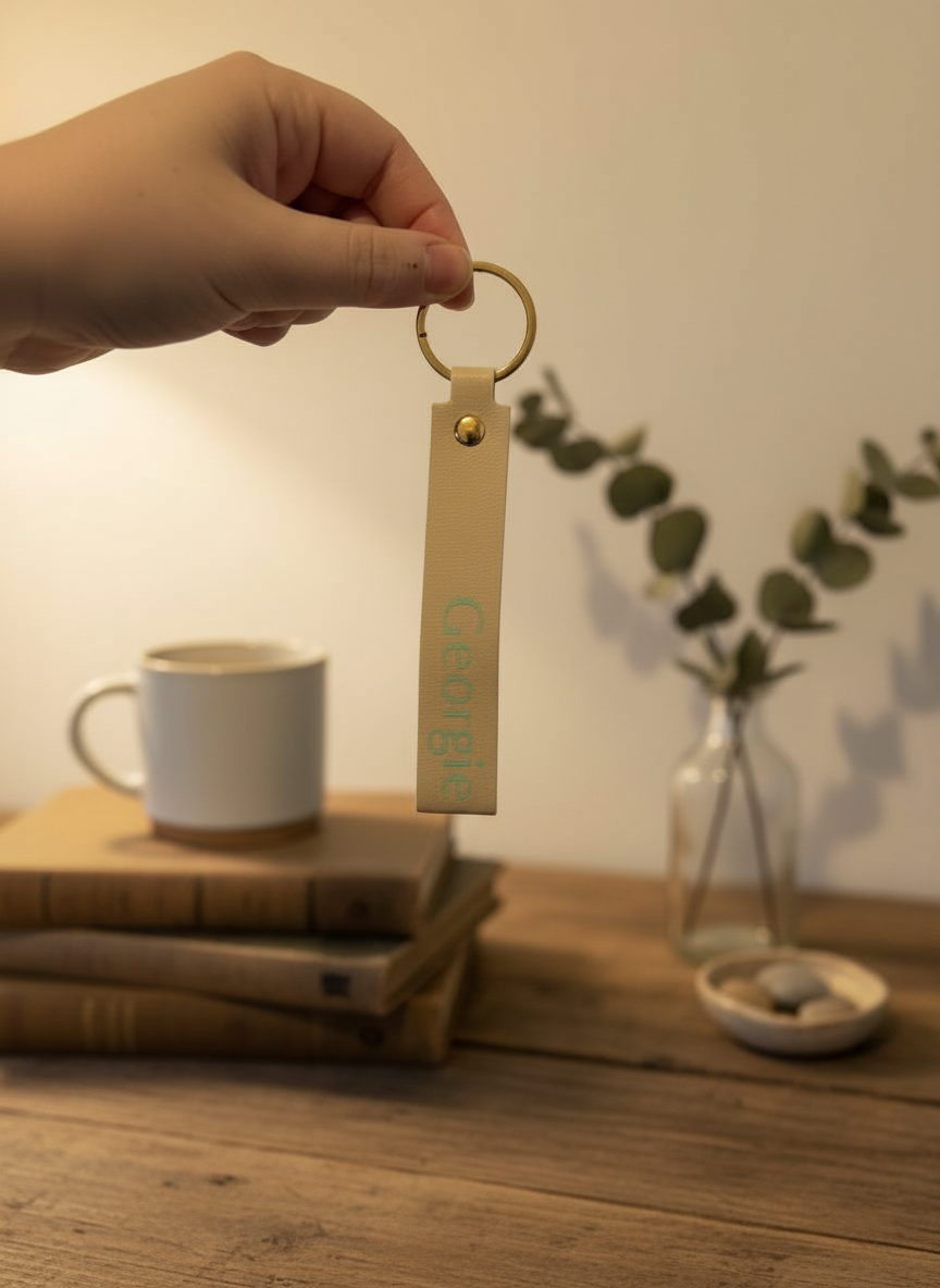 Leather Keychain