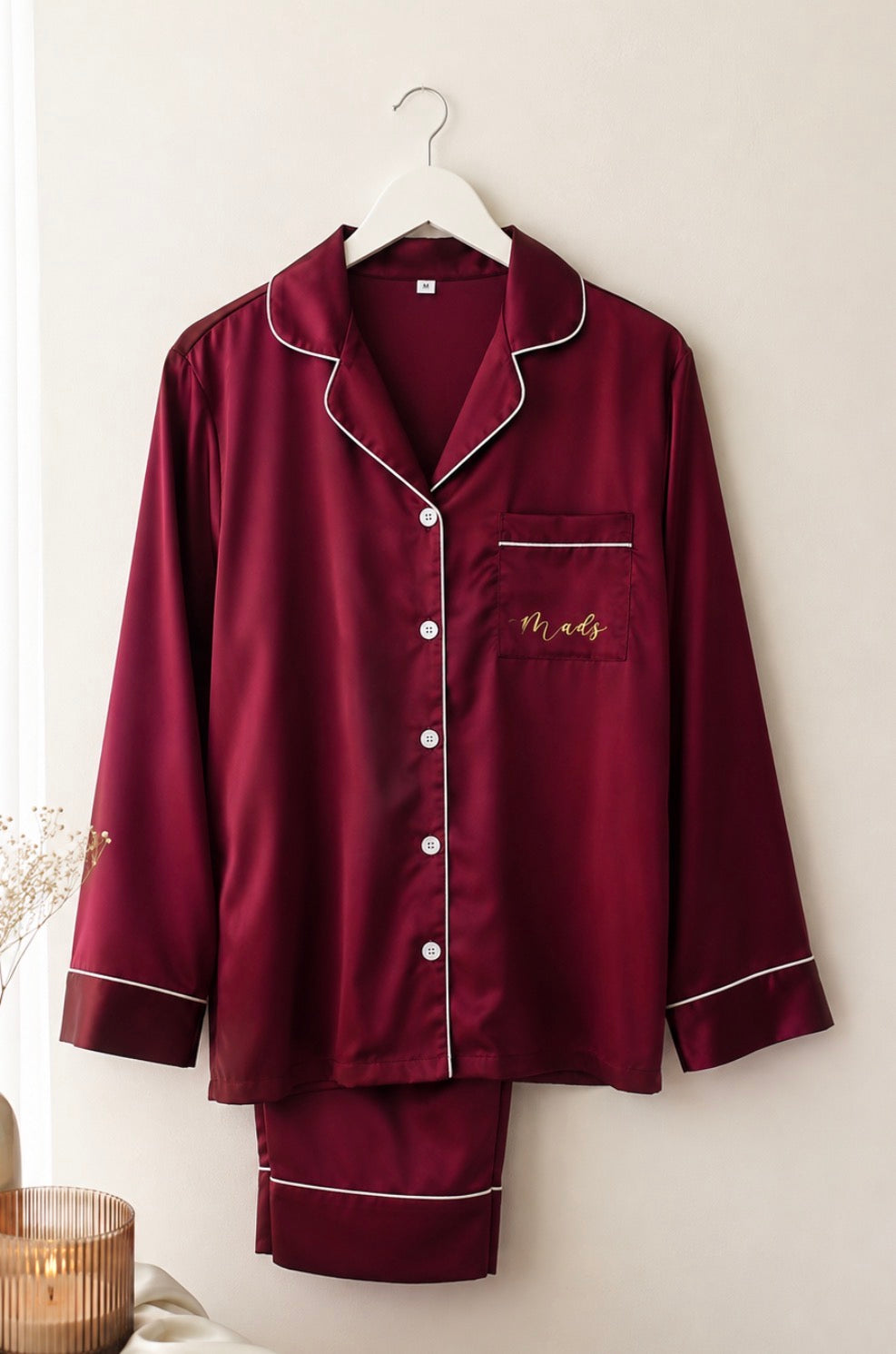 Satin PJs - Long