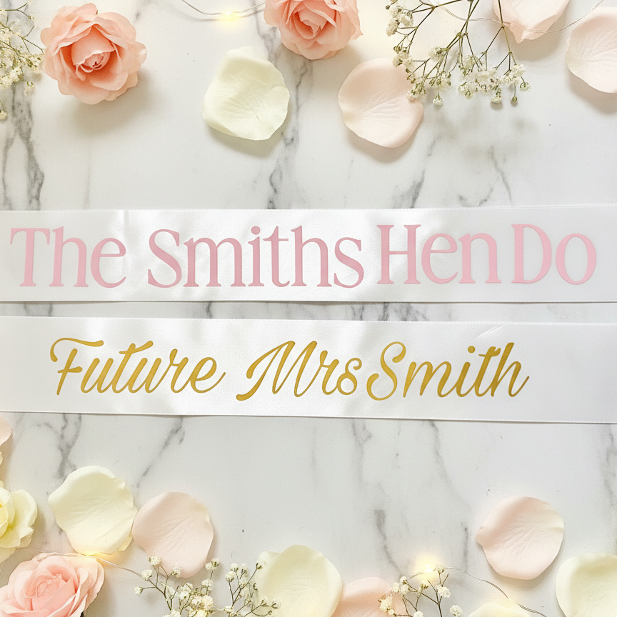 Hen Do Sash - Personalised